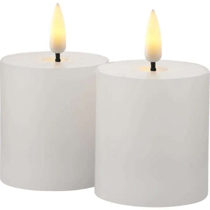 Sirius Sille LED bloklys, genopladelig – LED-stearinlys — produktfoto
