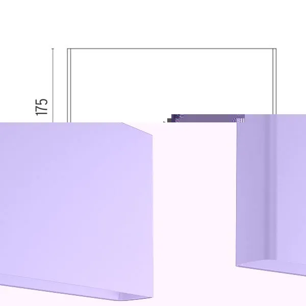 Flos Climber Down 275 Sort – udendørslampe — produktfoto