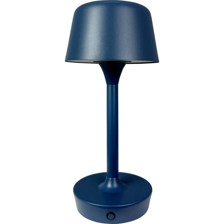 Dyberg Larsen Flow genopladelig , blå – bordlampe — produktfoto