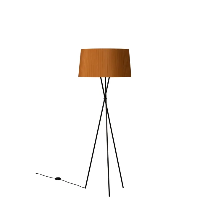 Santa & Cole Trípode G5 Sennepsgul – gulvlampe — produktfoto