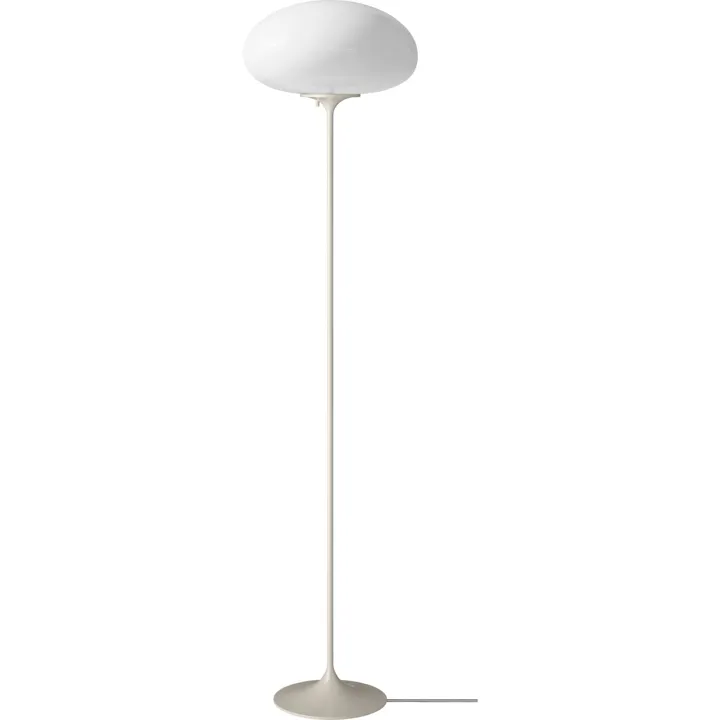 GUBI Stemlite H150 Pebble Grey/Opal – gulvlampe — produktfoto