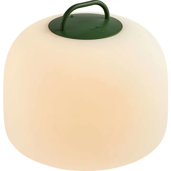 Nordlux Kettle genopladelig lampe, grøn/hvid – udendørslampe — produktfoto