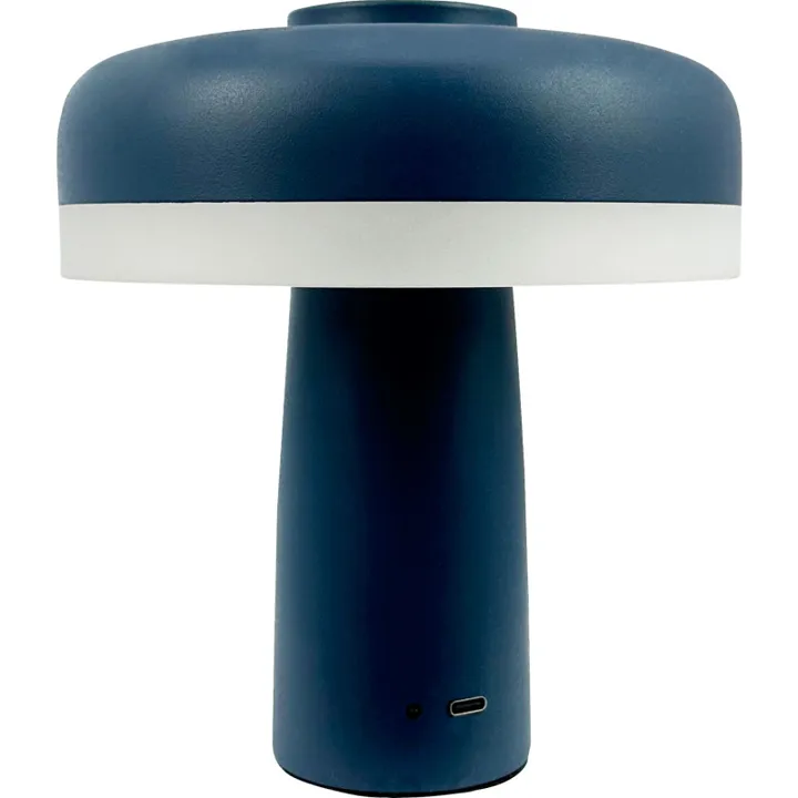 Dyberg Larsen Porter genopladelig , blå – bordlampe — produktfoto