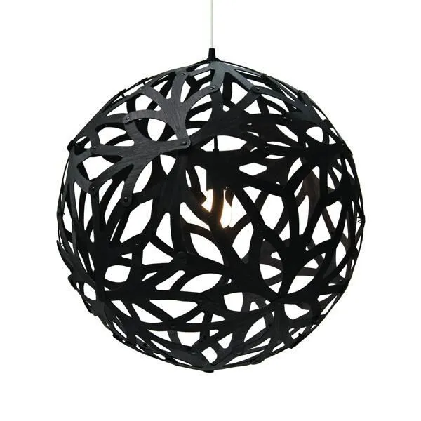 David Trubridge Floral Ø80 Sort – pendel — produktfoto