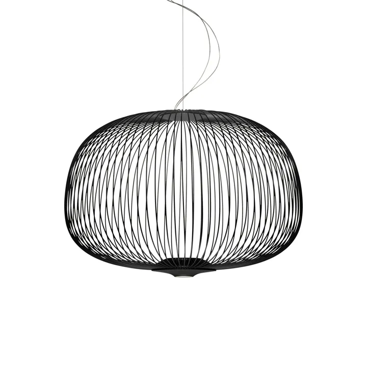 Foscarini Spokes 3 med LED Sort – pendel — produktfoto