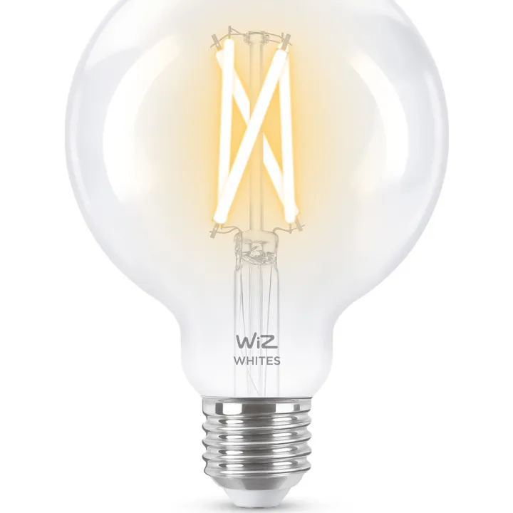 Wiz E27 globepære, 2700K-6500K, 7W, Ø9,5 cm – pære — produktfoto