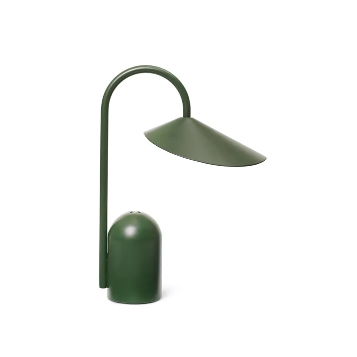 Ferm Living Arum Grass Green – transportabel bordlampe — produktfoto