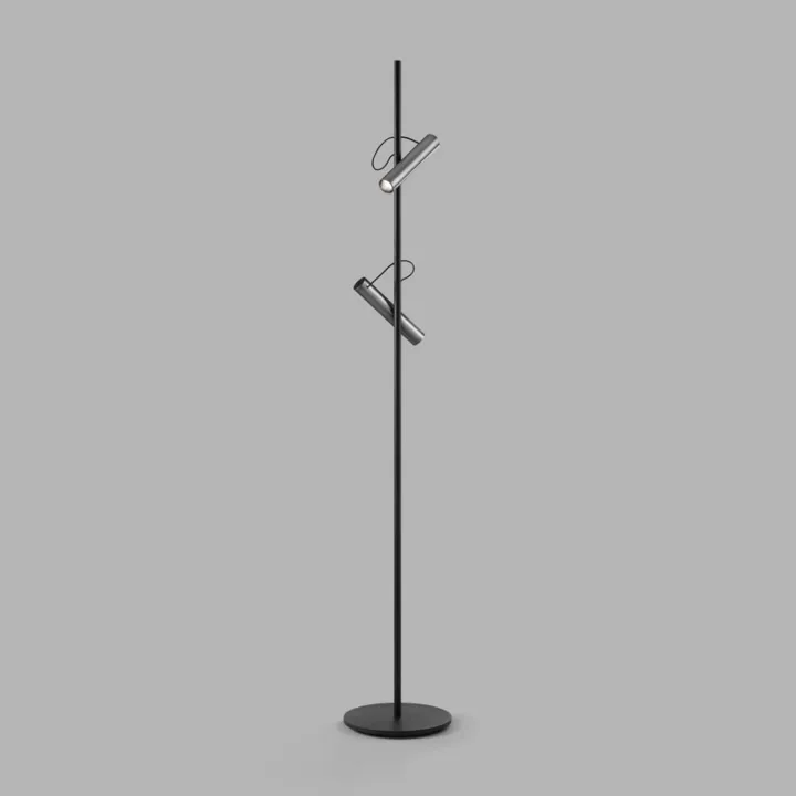 LIGHT-POINT Spirit F1 LED Sort/Titanium - 2700K – gulvlampe — produktfoto