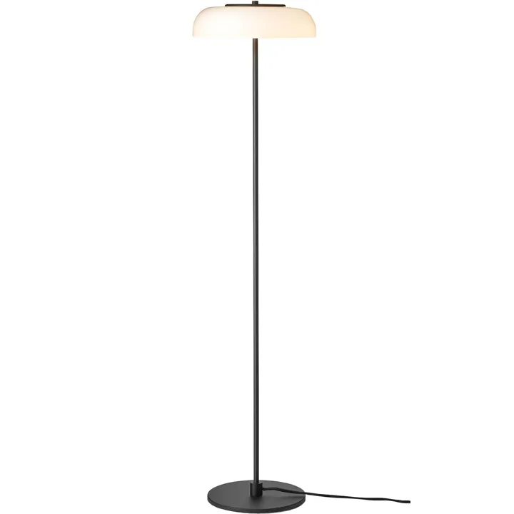 Nuura Blossi Sort/Opal Hvid – gulvlampe — produktfoto
