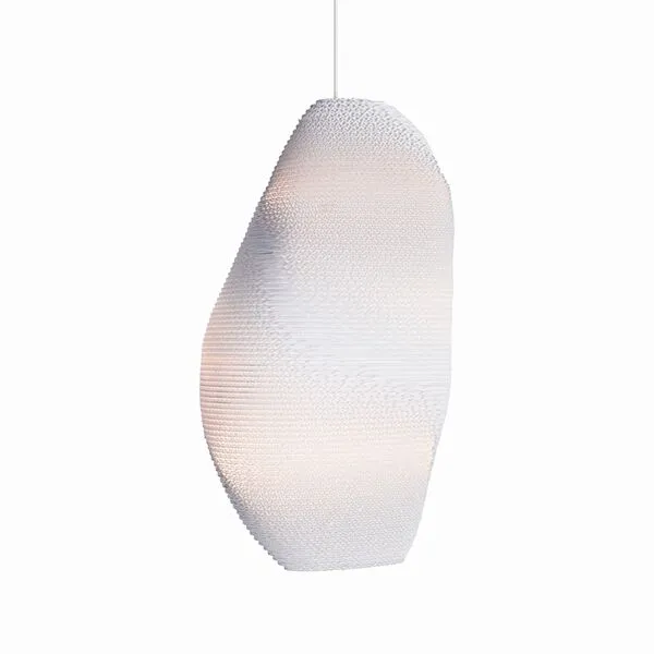 Graypants Scraplight Denny Hvid – pendel — produktfoto