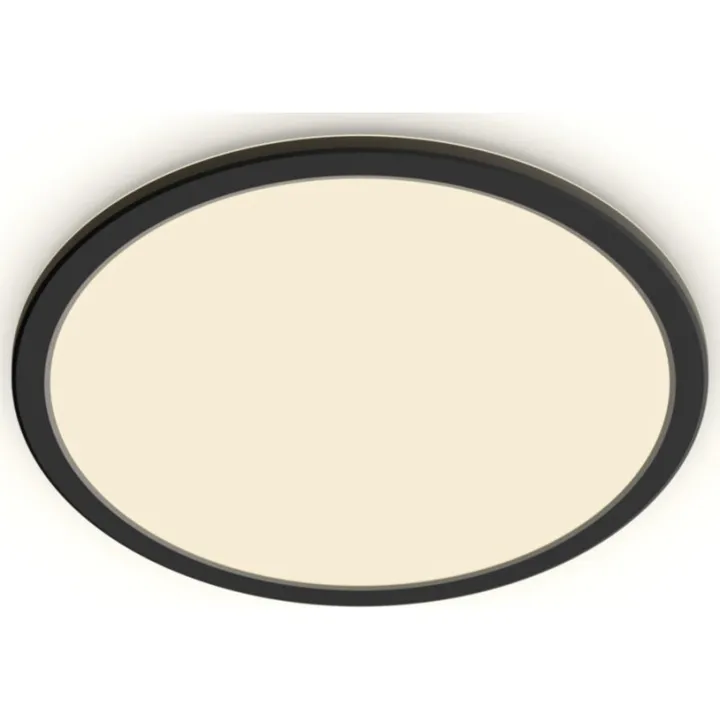 Philips myBathroom SceneSwitch Super Slim , sort, 2700K, Ø25 cm – loftlampe — produktfoto
