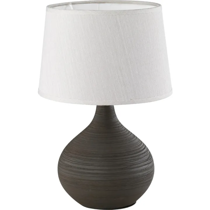 Trio Lighting Martin , brun – bordlampe — produktfoto