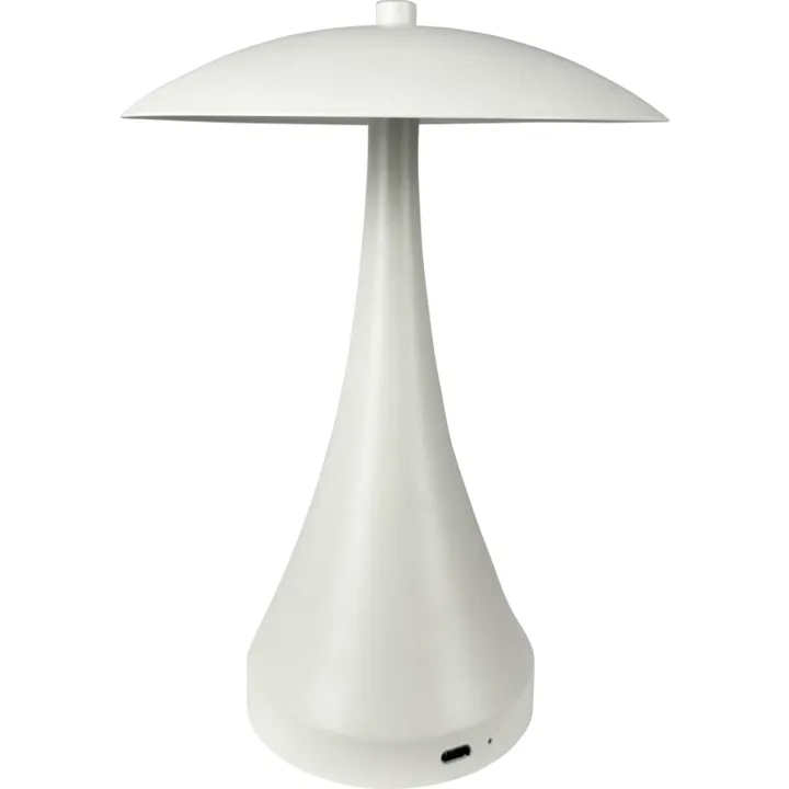 Dyberg Larsen Vienna genopladelig , beige – bordlampe — produktfoto