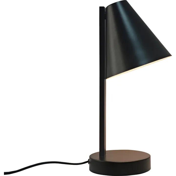 Nordlux Wilmer med USB, sort – bordlampe — produktfoto