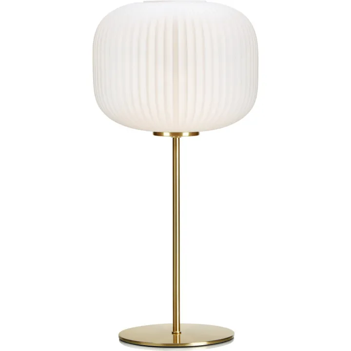 Markslöjd Sober , messing/opal, 50 cm – bordlampe — produktfoto