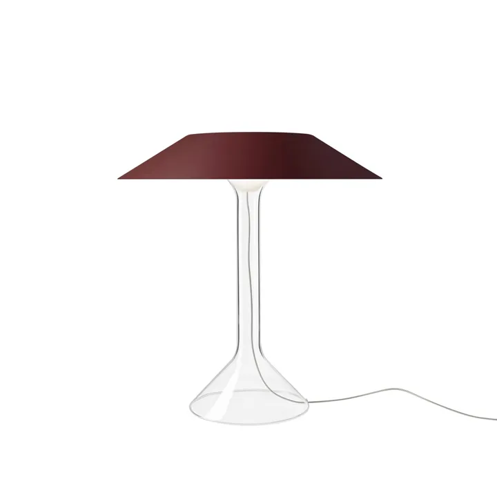 Foscarini Chapeaux M Mørke Rød – bordlampe — produktfoto