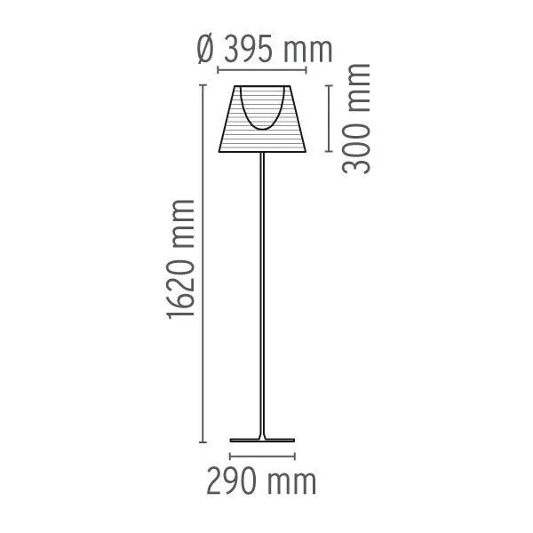 Flos KTribe F2 Creme – gulvlampe — produktfoto