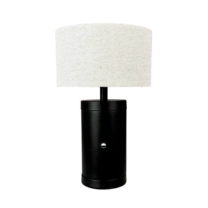 Dyberg Larsen Mellow LED Sort/Beige – bordlampe — produktfoto