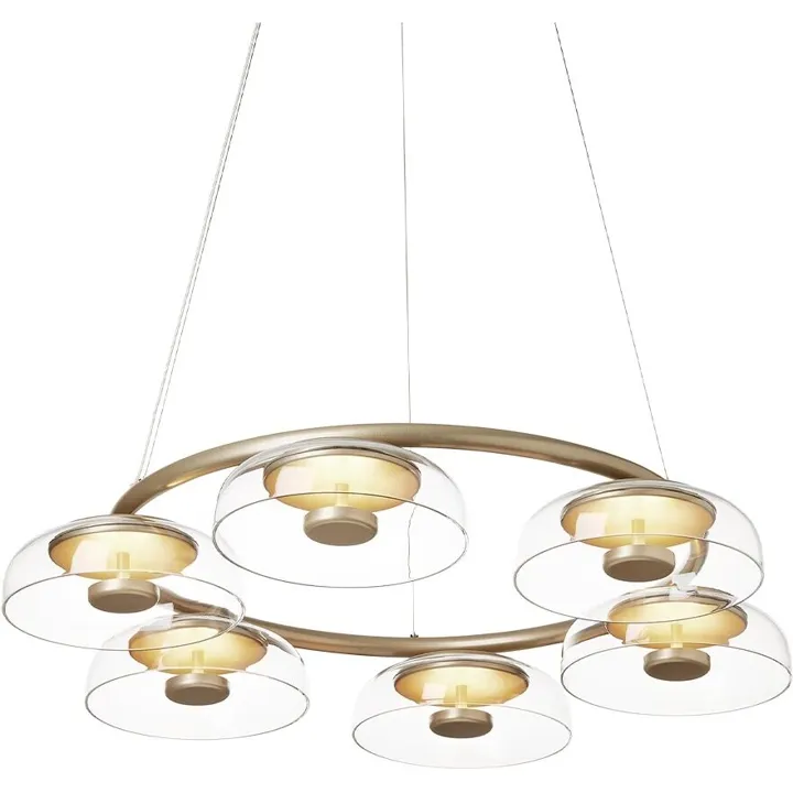 Nuura Blossi 6 Nordic Gold – pendel — produktfoto