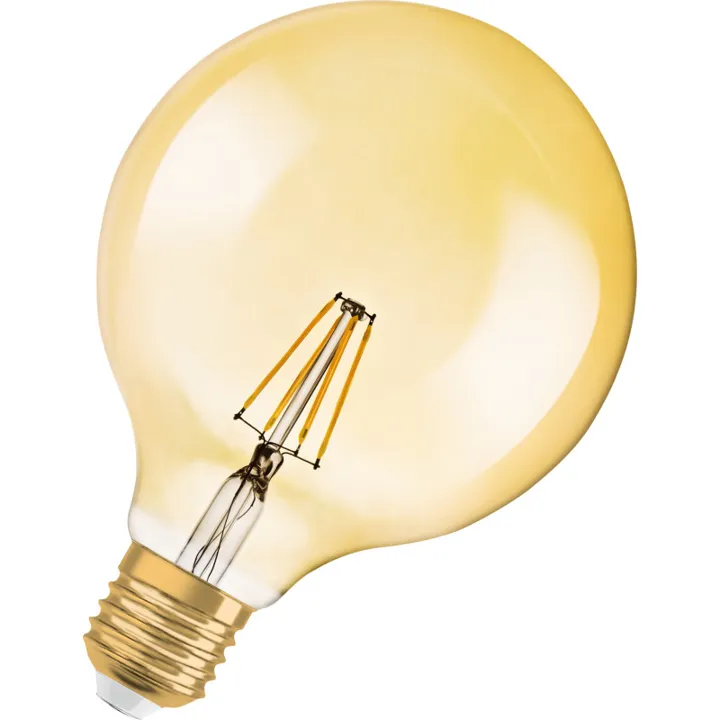 Ledvance Vintage 1906 E27 globepære, 2400K, 4W – pære — produktfoto