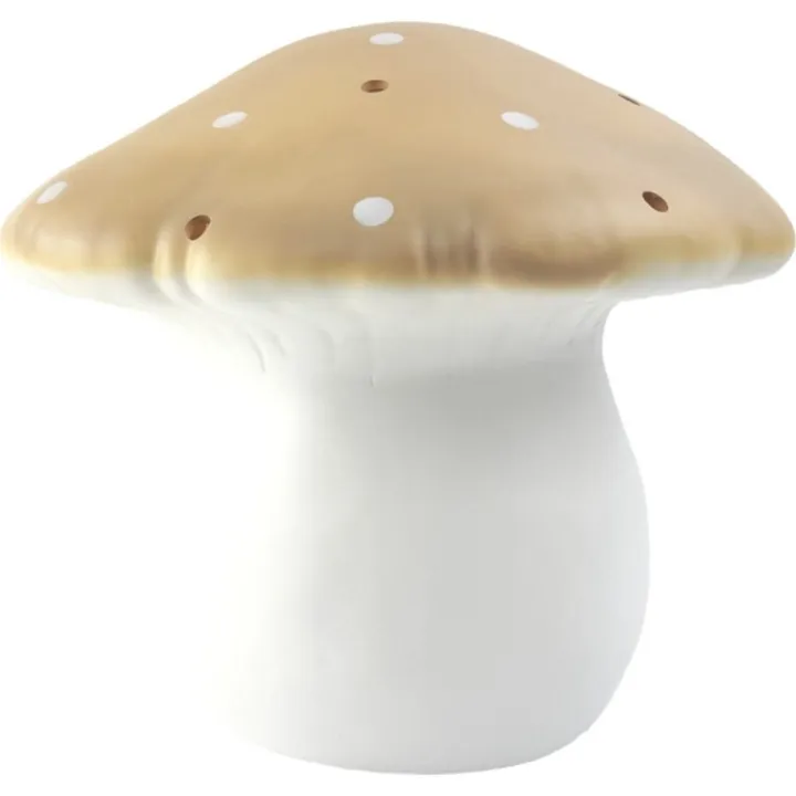 Heico Svamp børnelampe, lysebrun, Ø29x30 cm – dekorationslys — produktfoto