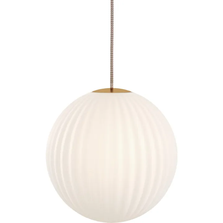 Nordic Tales Bright Modeco , creme ledning, Ø30 cm – pendel — produktfoto