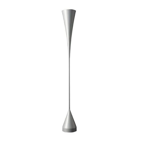 TATO De-Lux A8 Sølv – gulvlampe — produktfoto