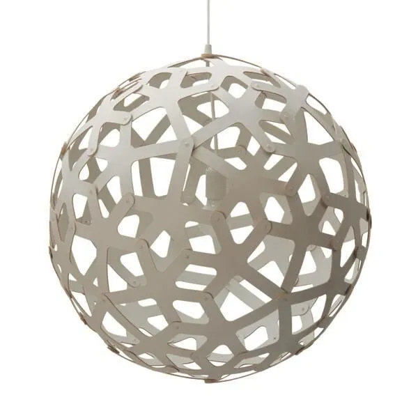 David Trubridge Coral Ø80 Hvid/Hvid – pendel — produktfoto