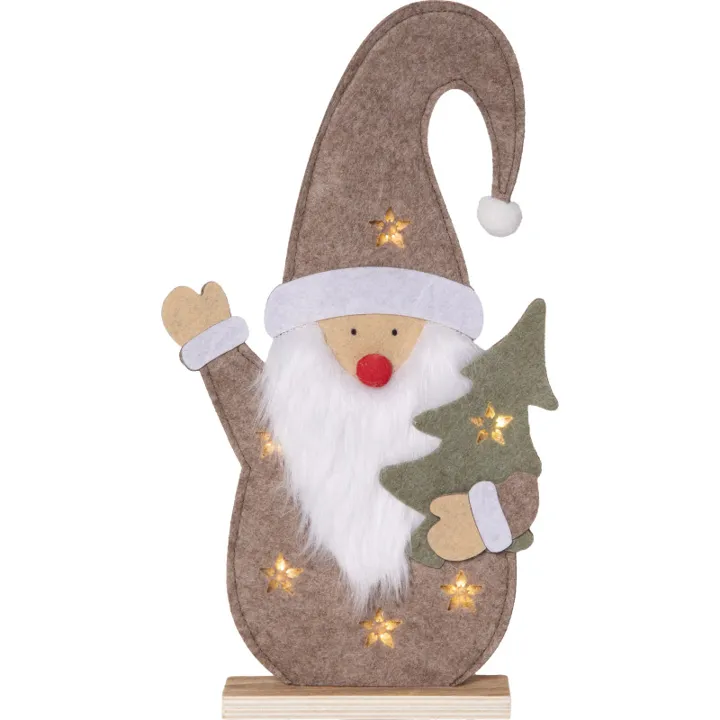 Star Trading Fabbe nisse med lys, 30 cm – dekorationslys — produktfoto