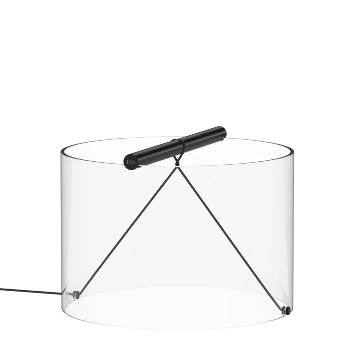 Flos To-Tie T3 Mat Sort – bordlampe — produktfoto