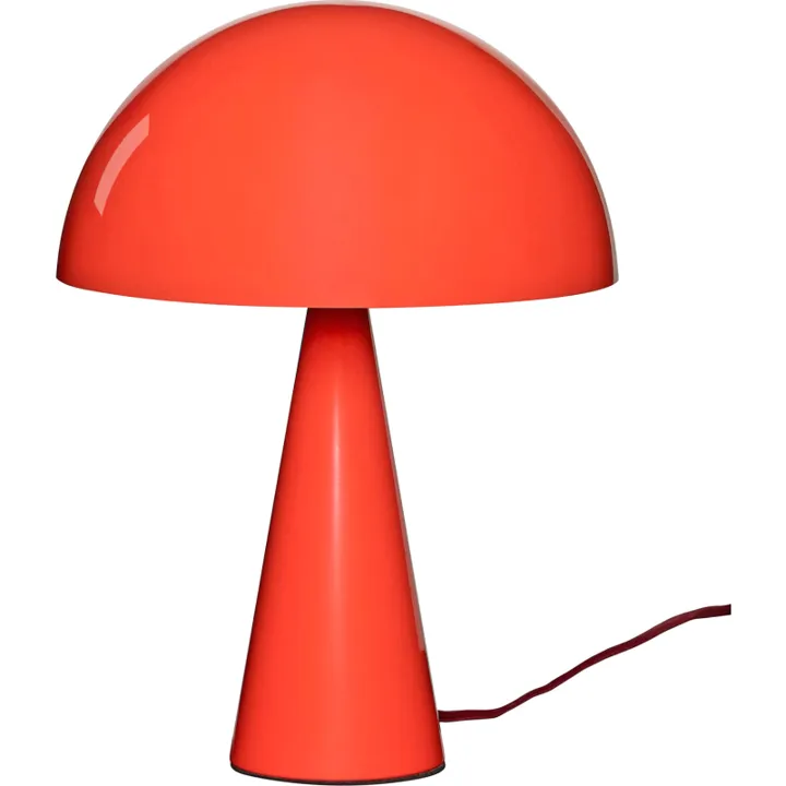 Hübsch Mush , klar rød, 34 cm – bordlampe — produktfoto
