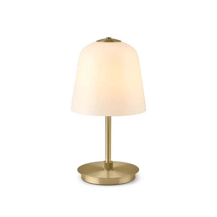 Halo Design Room 49 Ø15 Opal/Antique – transportabel bordlampe — produktfoto