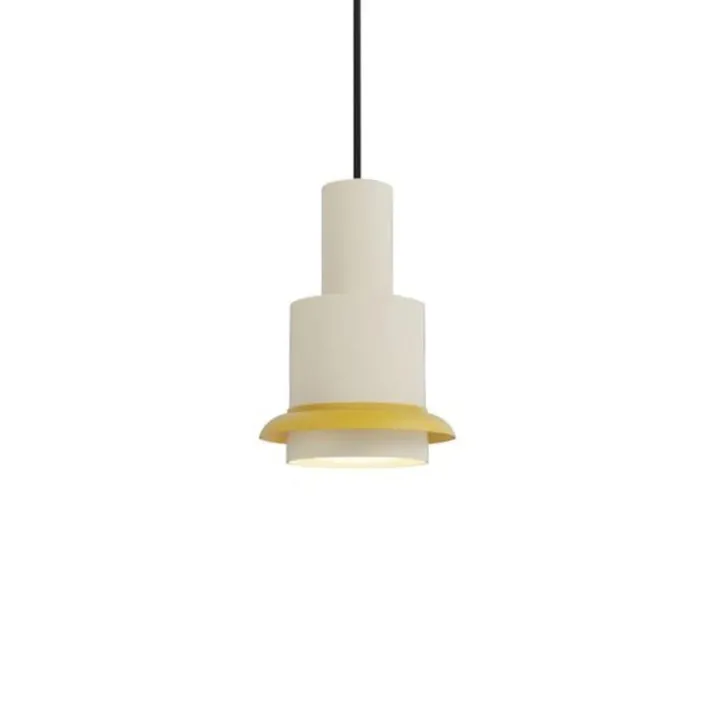 DCW Editions Chaumont Ø15 - Hvid/gul - DCW éditions – pendel — produktfoto