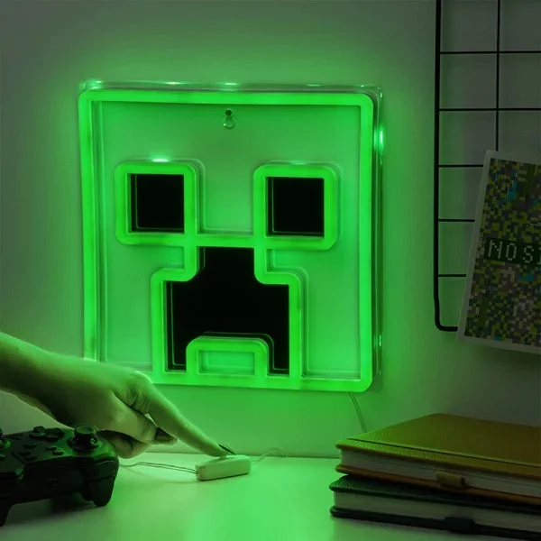 Paladone Creeper Væg LED Neon Light Lampe – væglampe — produktfoto