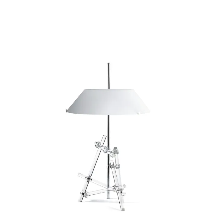 FontanaArte Ashangai Krom/Hvid – bordlampe — produktfoto