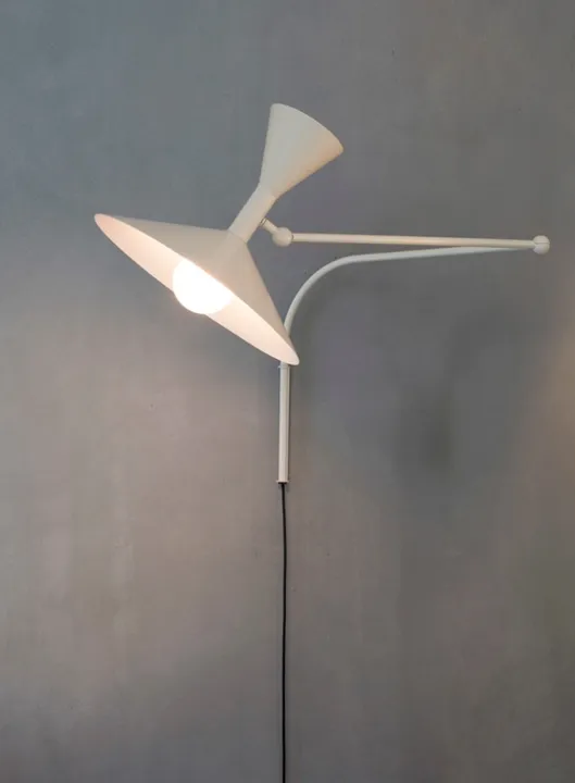 Nemo Lampe de Marseille , hvid – væglampe — produktfoto