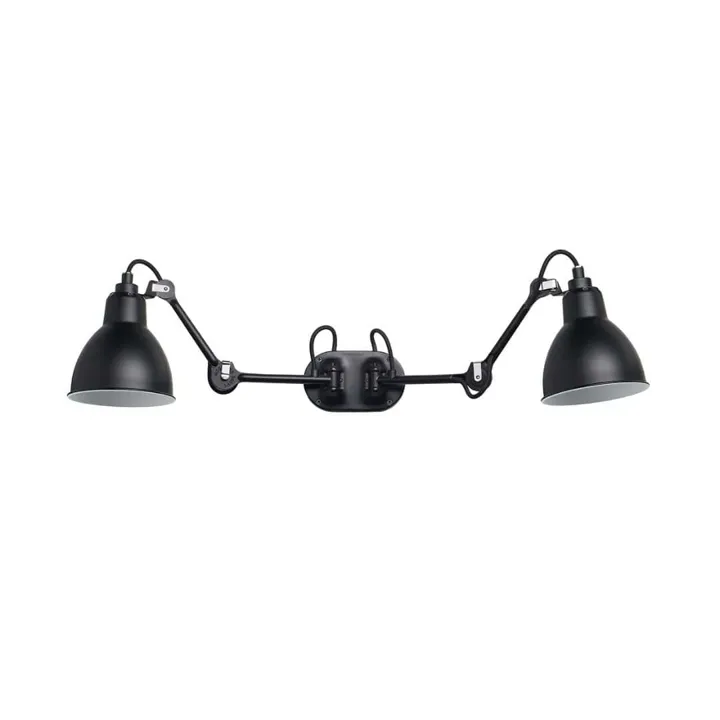 Lampe Gras 204 Double Sort – væglampe — produktfoto