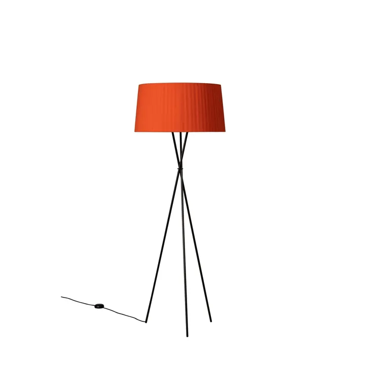 Santa & Cole Trípode G5 Red-amber – gulvlampe — produktfoto