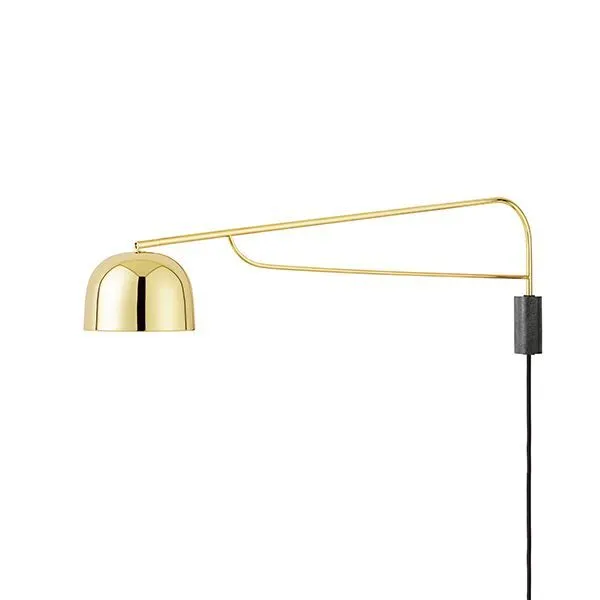 Normann Copenhagen Grant Stor Messing – væglampe — produktfoto