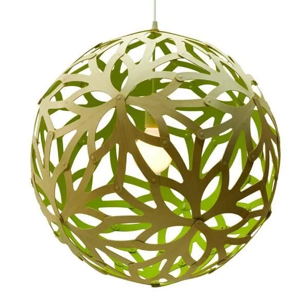 David Trubridge Floral Ø100 Lime – pendel — produktfoto