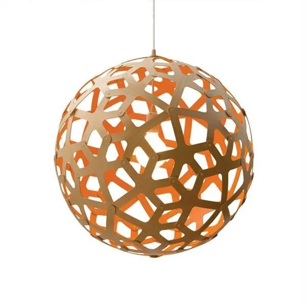 David Trubridge Coral Ø60 Orange – pendel — produktfoto