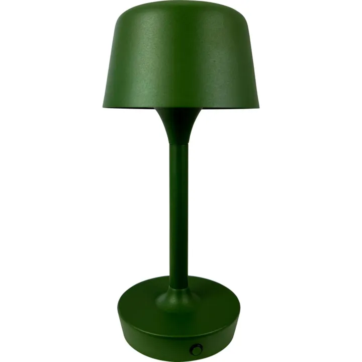 Dyberg Larsen Flow genopladelig , grøn – bordlampe — produktfoto