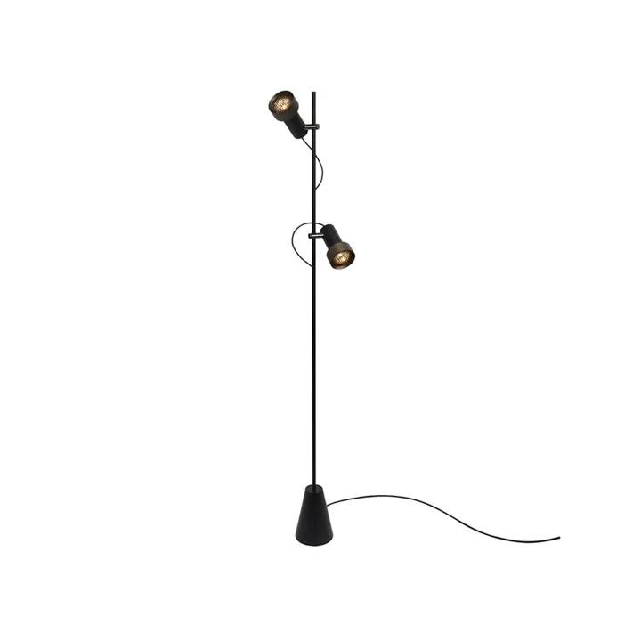 Trizo21 Trizo 21 2Thirty Floor 2 Dæmpbar Sort/ Bronze Ring – gulvlampe — produktfoto