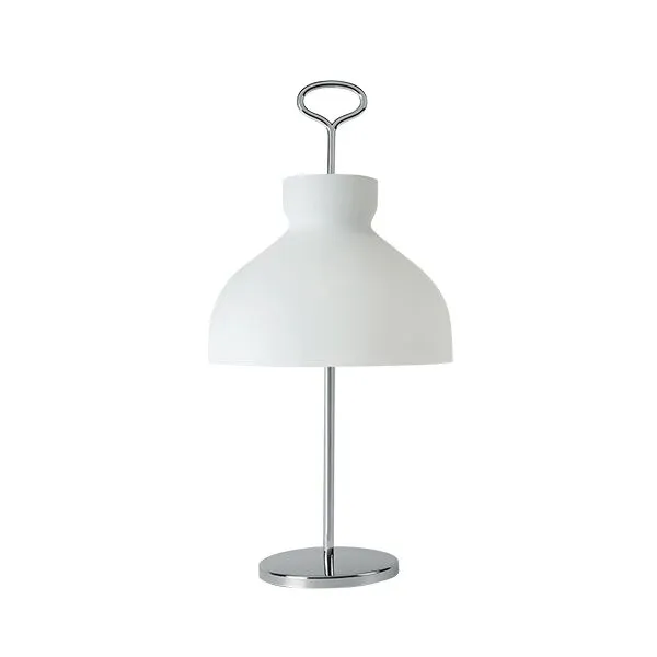 TATO Arenzano Høj Hvid & Krom – bordlampe — produktfoto