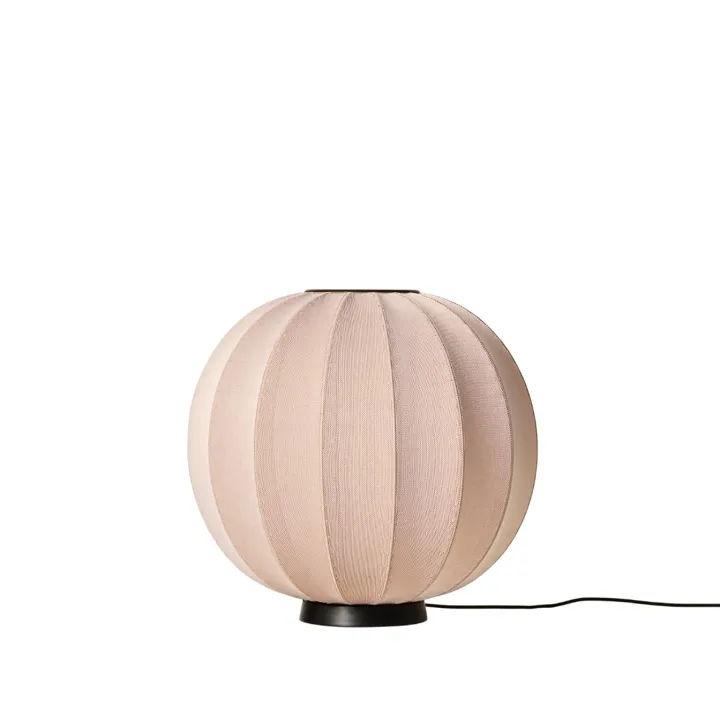 Made By Hand Knit-Wit 60 Round Sand Stone – gulvlampe — produktfoto
