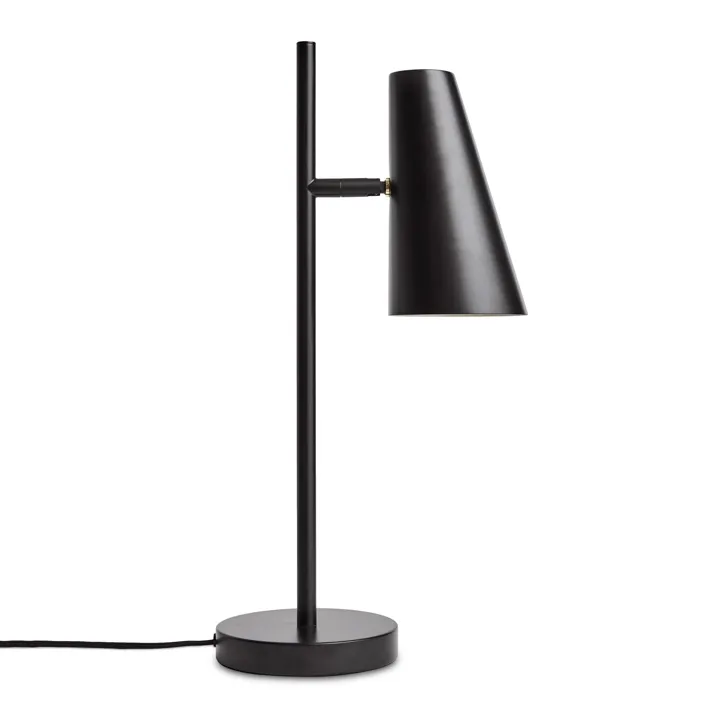 Woud Cono Sort – bordlampe — produktfoto
