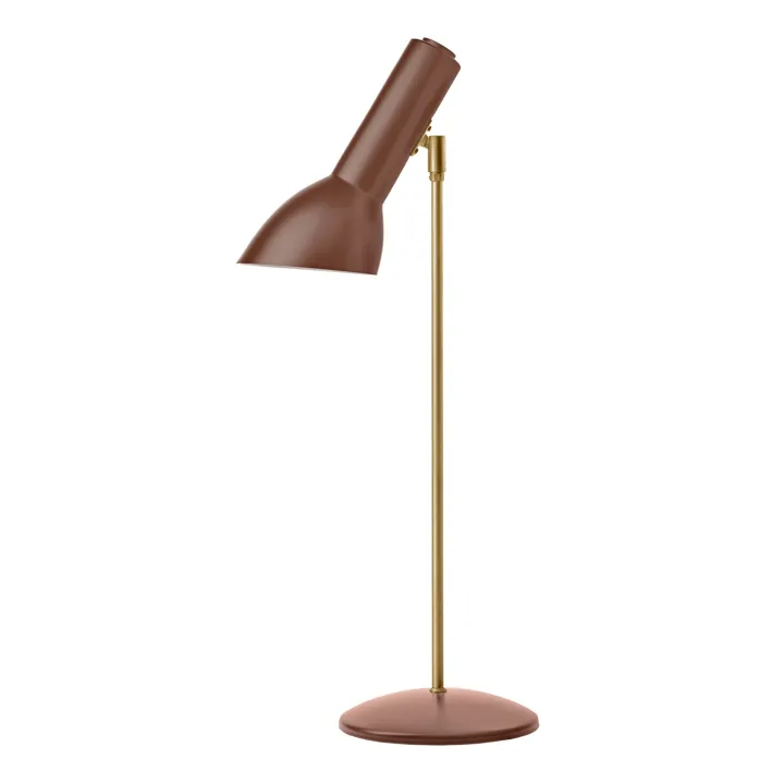CPH Lighting Oblique Teglrød /Messing – bordlampe — produktfoto
