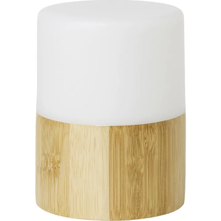 Duni Bright LED bambus – bordlampe — produktfoto