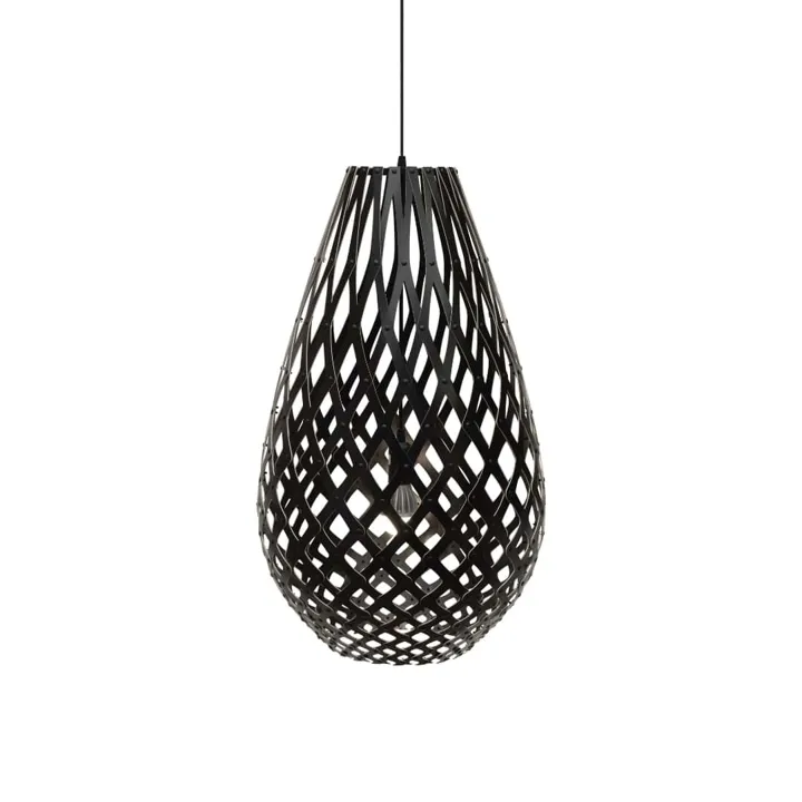 David Trubridge Koura H120 Sort – pendel — produktfoto