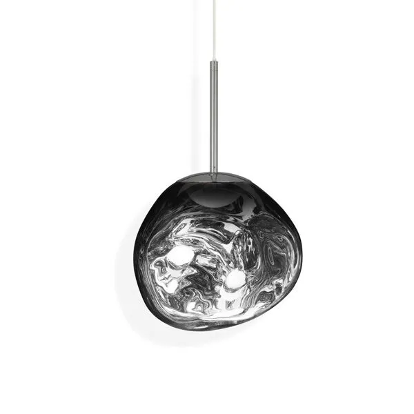 Tom Dixon Melt Pendant Mini Silver – pendel — produktfoto